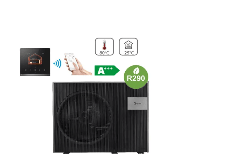 Midea Nature R290 8kW 400V   MHC-V8WD2RN7-BER90  vytápění a chlazení