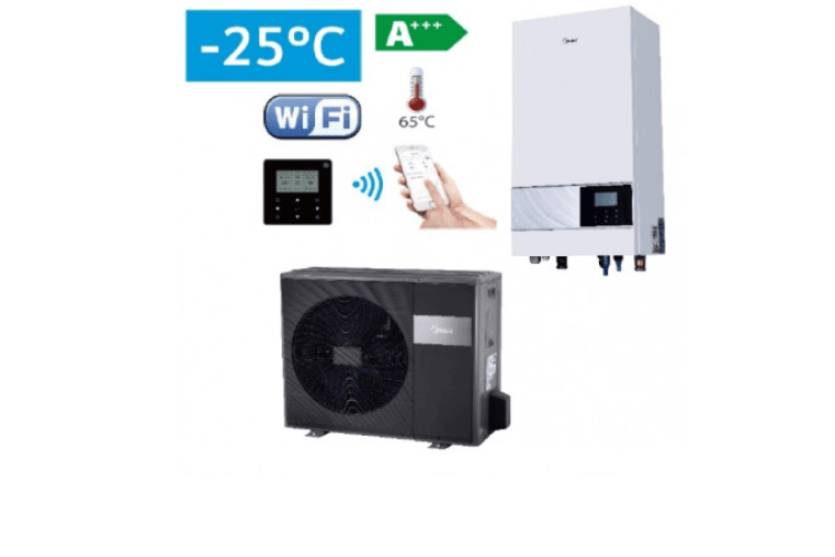 Midea M-Thermal split tepelné čerpadlo hydrobox (R32, 6 kW, 1 fáze, černá) MHA-V6W/D2N8-B2